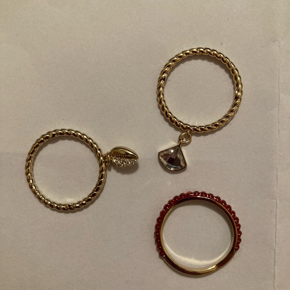 Swarovski Three Ring Stack - Picture 4 of 8